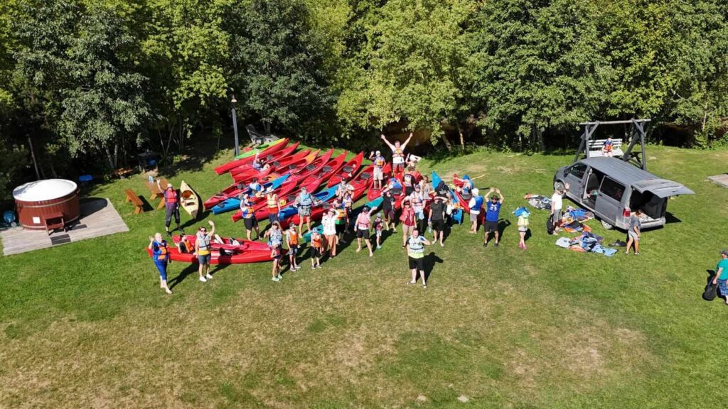 Kasmetinis baidarių žygis.